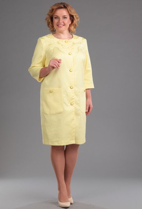 Coat Anastasia Mak 361 yellow