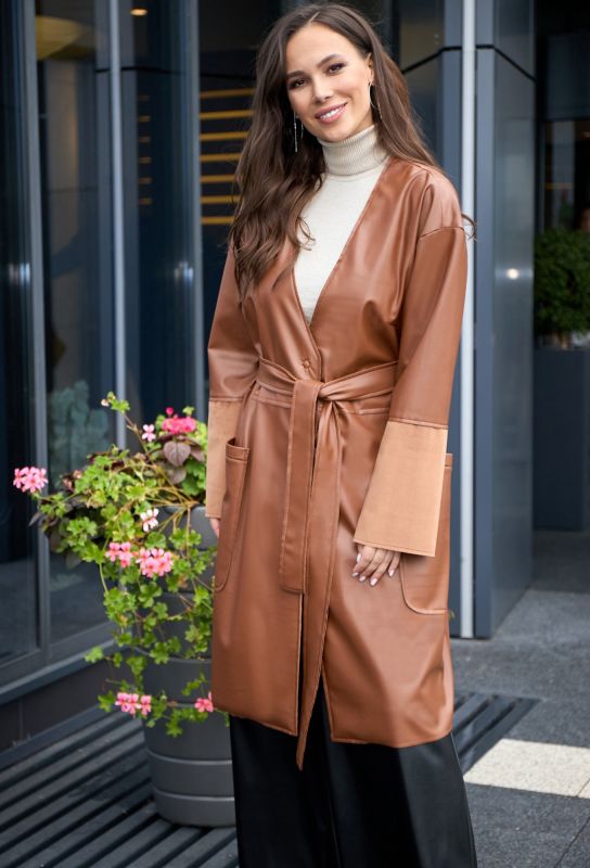 Coat Anastasia Mak 929 brown